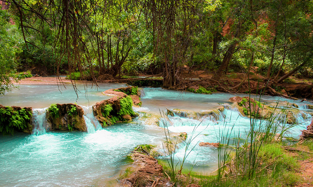 Crossing the river